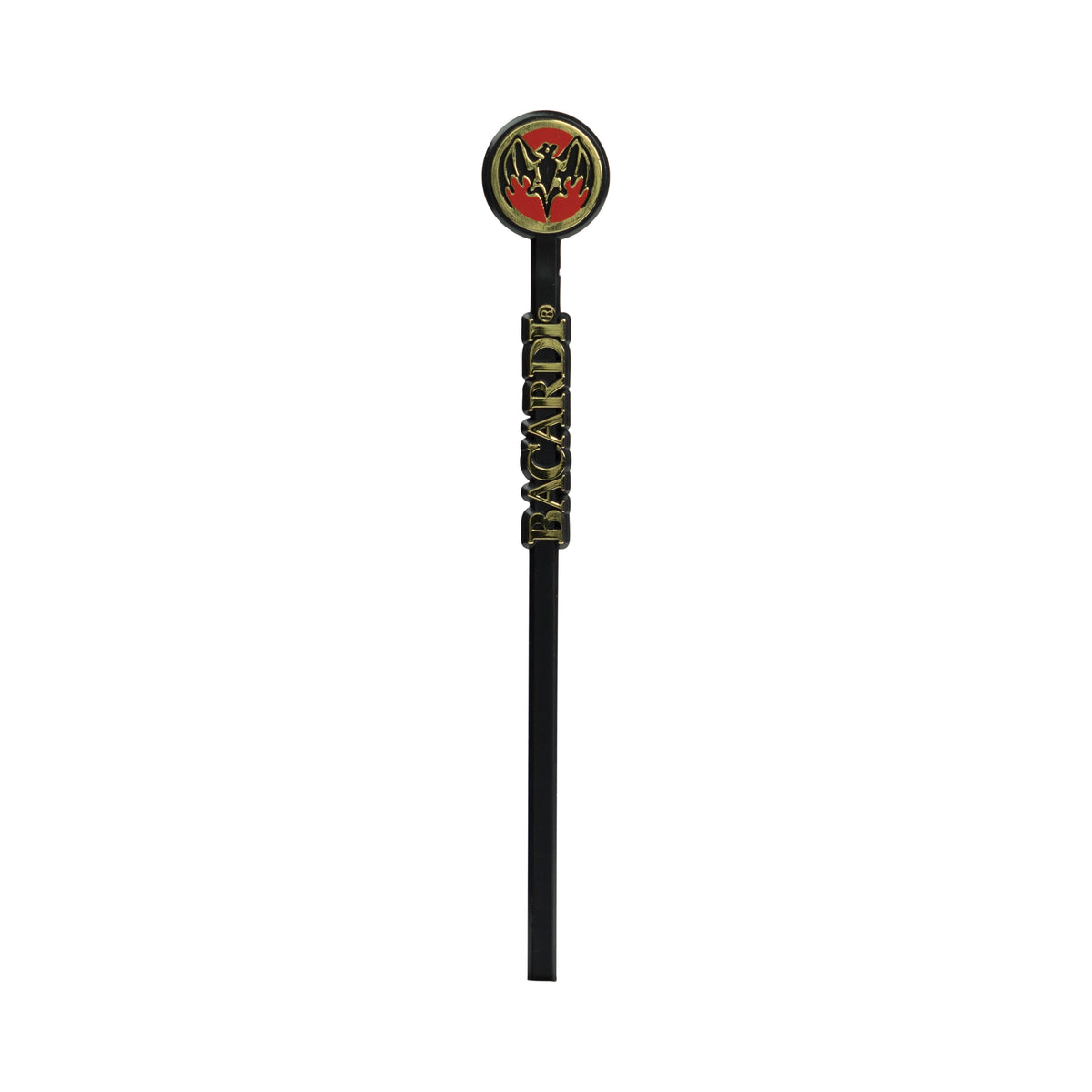 100x Bacardi Rum Stirrer black Cocktail Stirrer Longdrink Decoration Glass Gastro