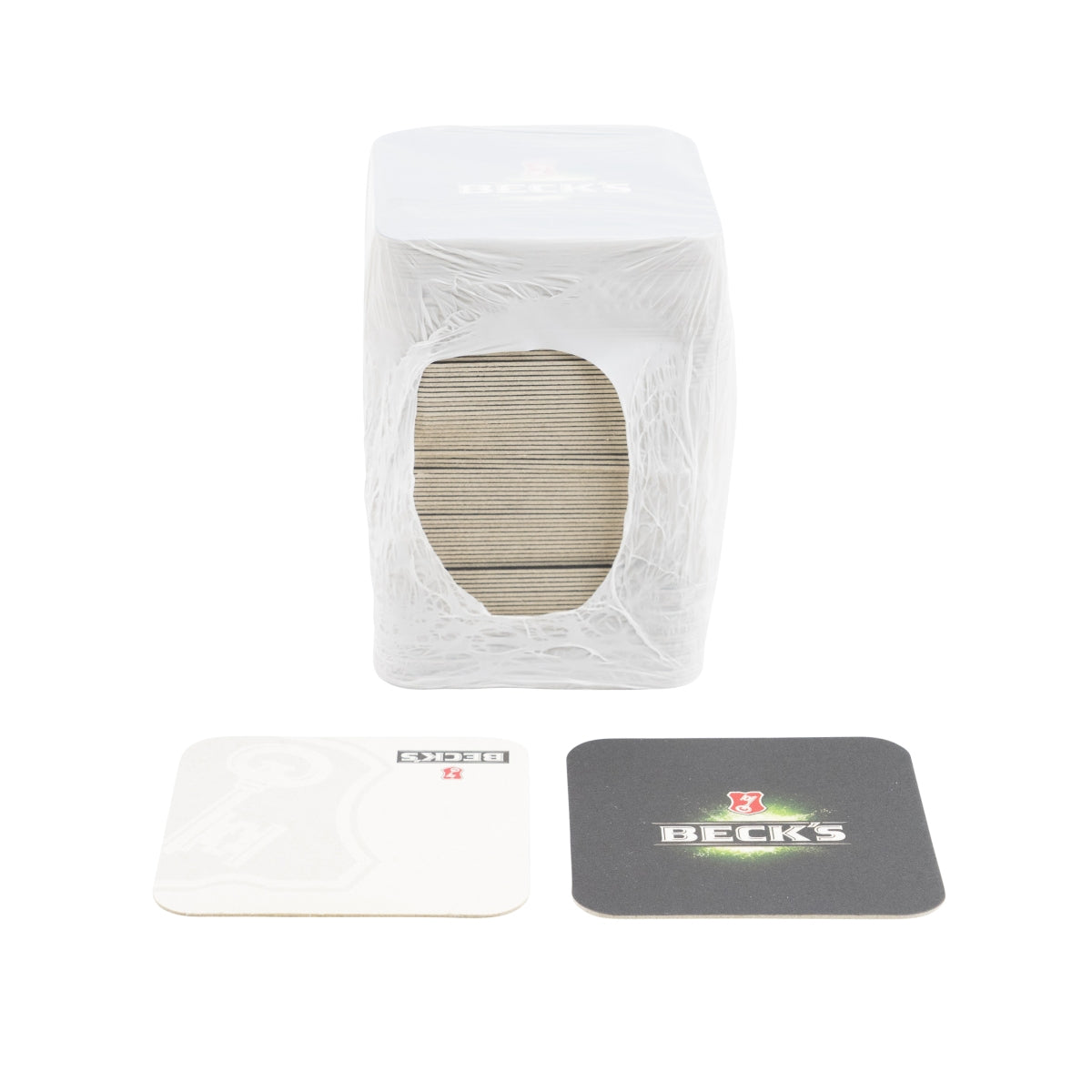 100x Becks Coasters Beer Coasters Beer Lid Cover Mat Drip Protection Gastro