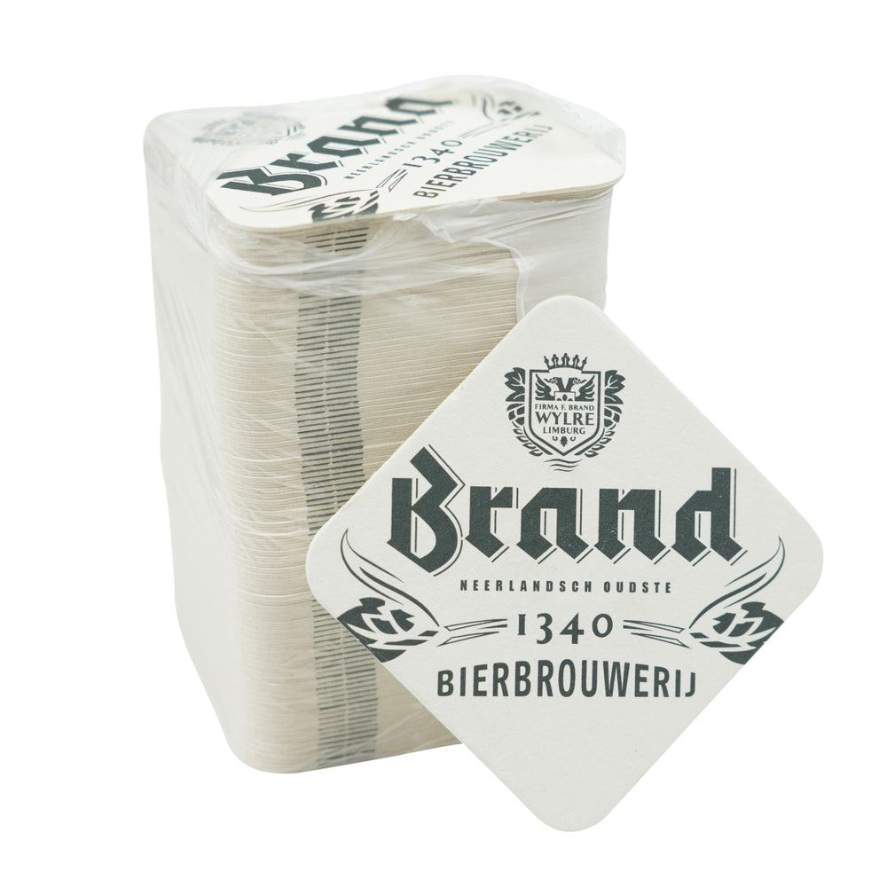 100x Brand Beer Coasters Coaster Felt Glasses Netherlands Brouwerij Bar