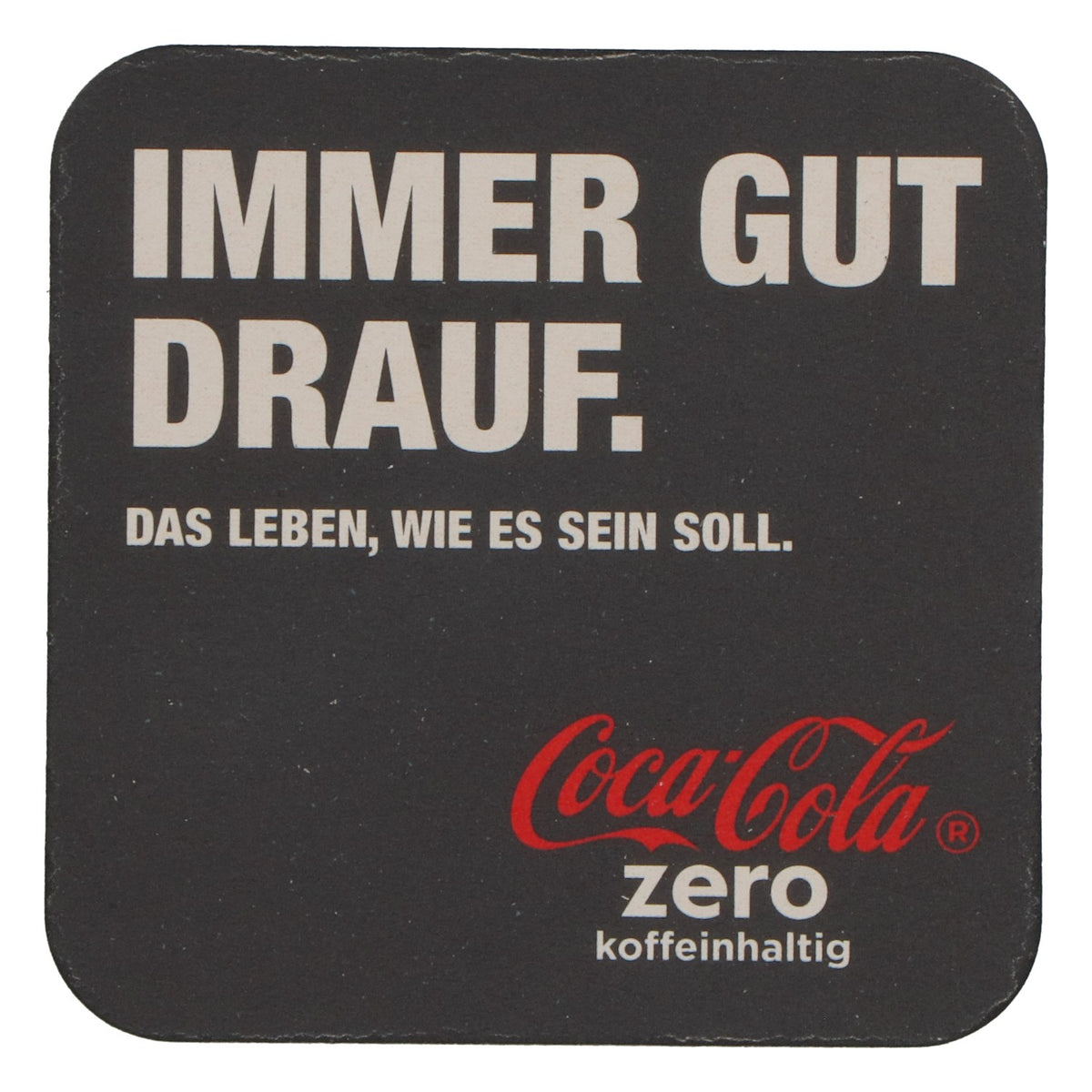 100x Coca Cola soft drink coasters Beer mats  "Always in a good mood" – View 4
