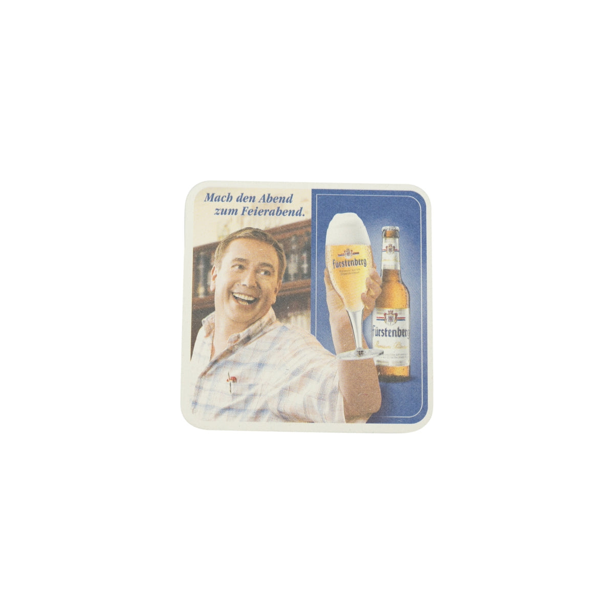 100x Fürstenberg beer coasters, 10x10cm, beer foam, glass beer mats – View 2