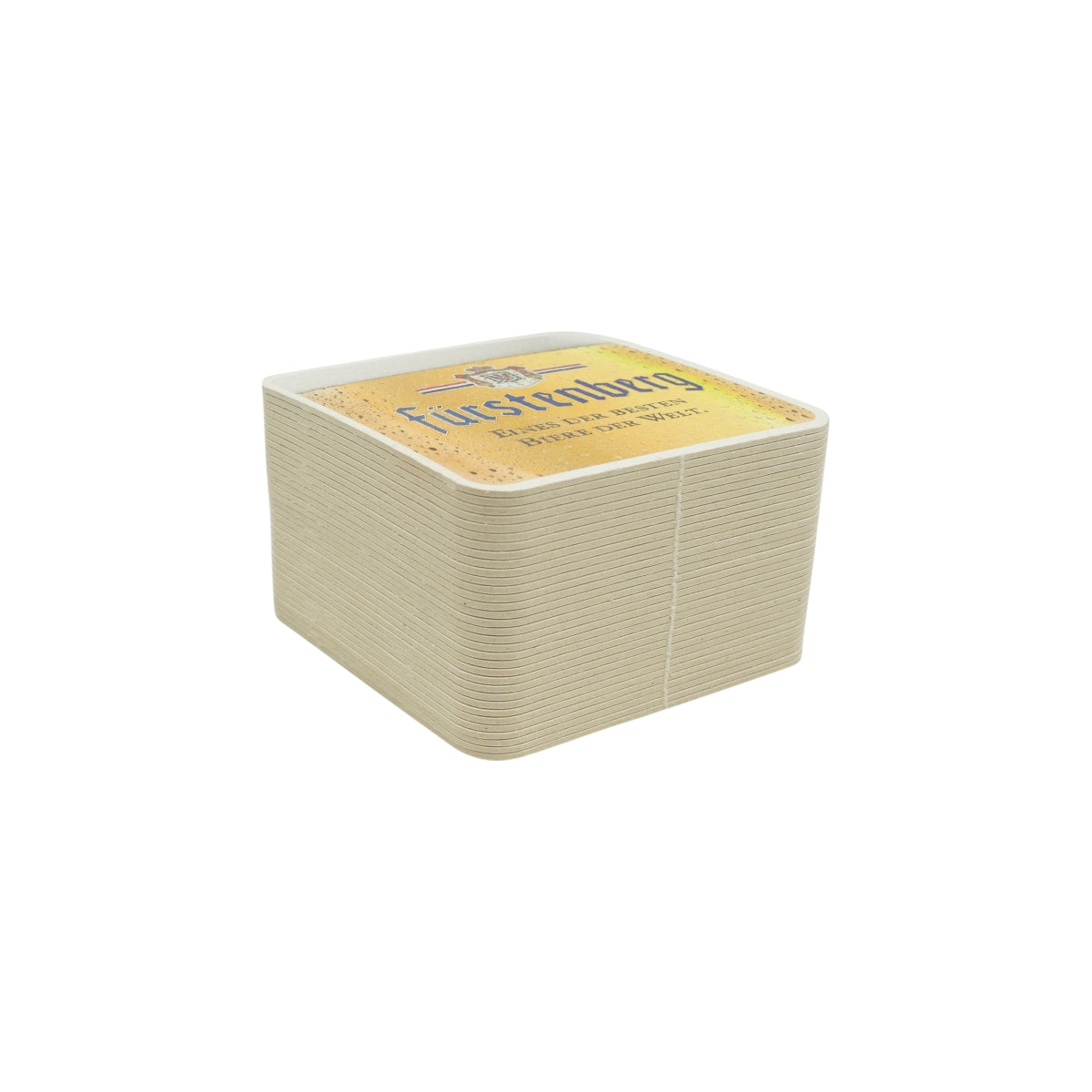 100x Fürstenberg beer coasters, 10x10cm, beer foam, glass beer mats – View 3