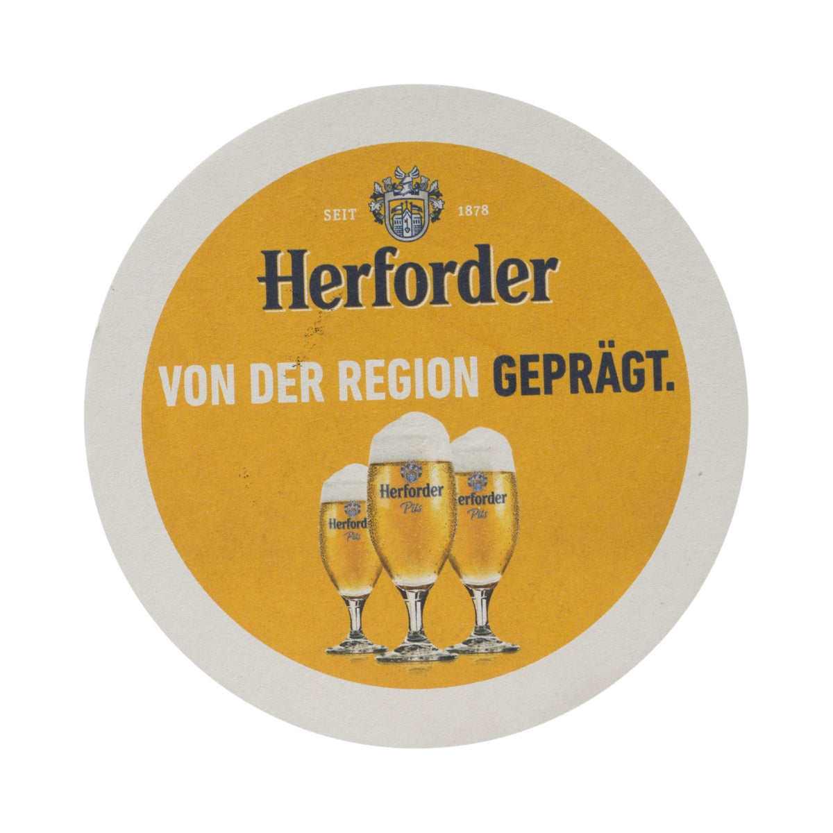 100x Herforder beer coasters, glass coasters, beer mats, table protectors, catering – View 5