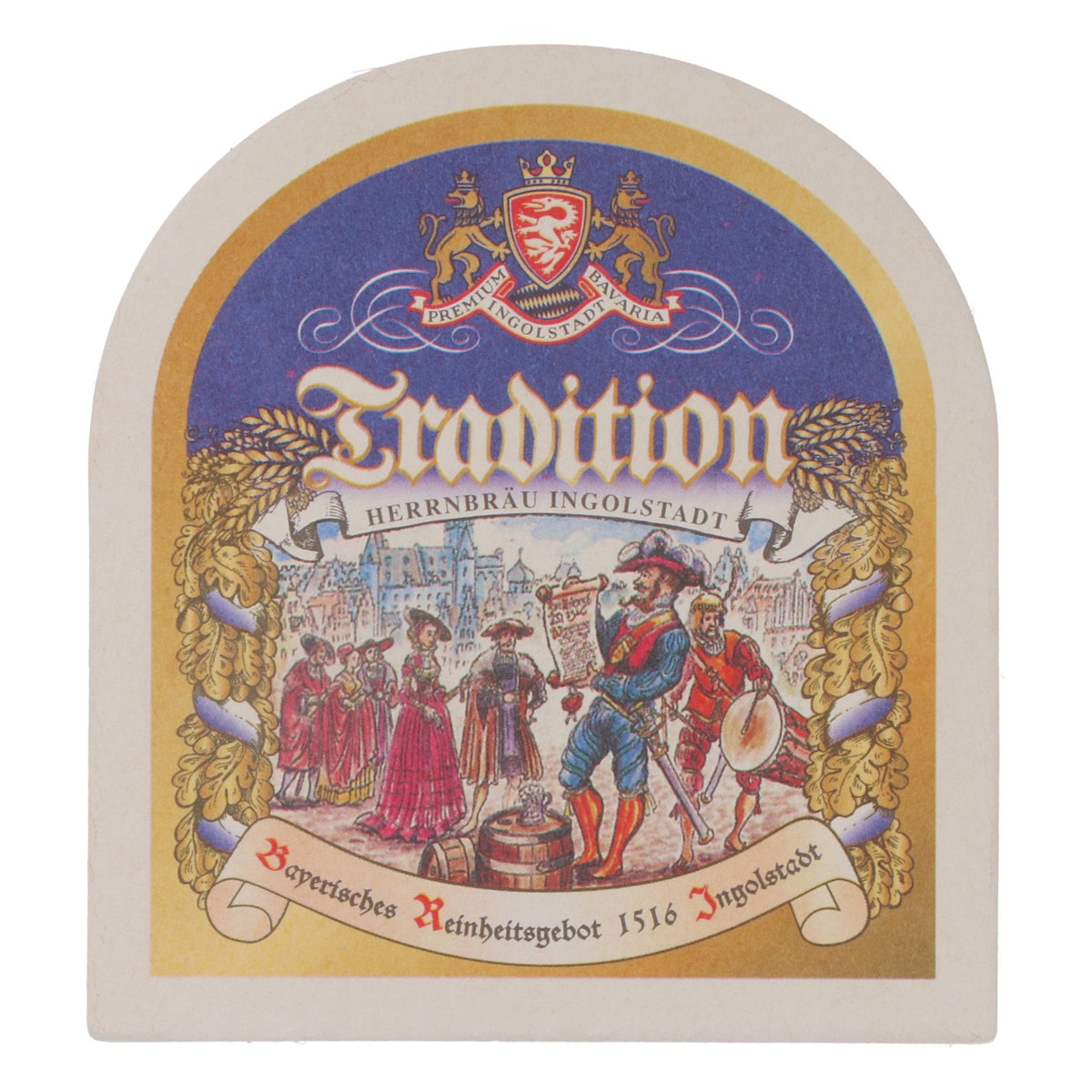 100x Herrnbräu beer coasters Glass coasters "Tradition" – View 3