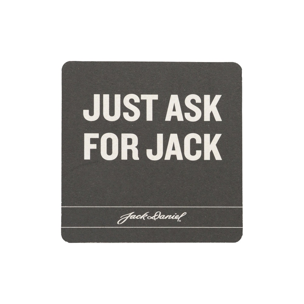 100x Jack Daniels Whiskey Beer Coasters Just Ask For Jack Glass Coasters Beer Coasters Cardboard