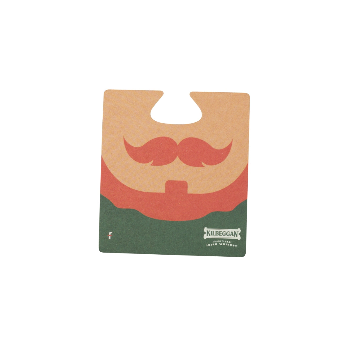 100x Kilbeggan Whiskey Coasters Paper Man/Woman St. Patrick's Day Beer Cardboard