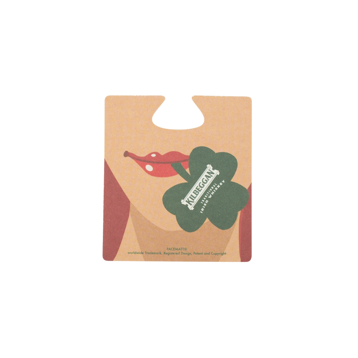 100x Kilbeggan Whiskey Coasters Paper Man/Woman St. Patrick's Day Beer Cardboard – View 2
