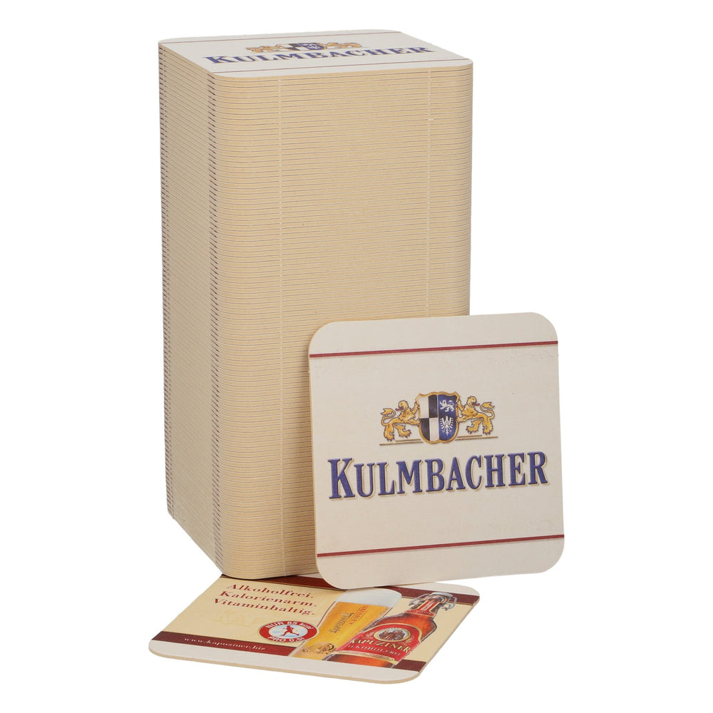100x Kulmbacher Reichelbräu beer coasters Beer mats  Kapuziner non-alcoholic