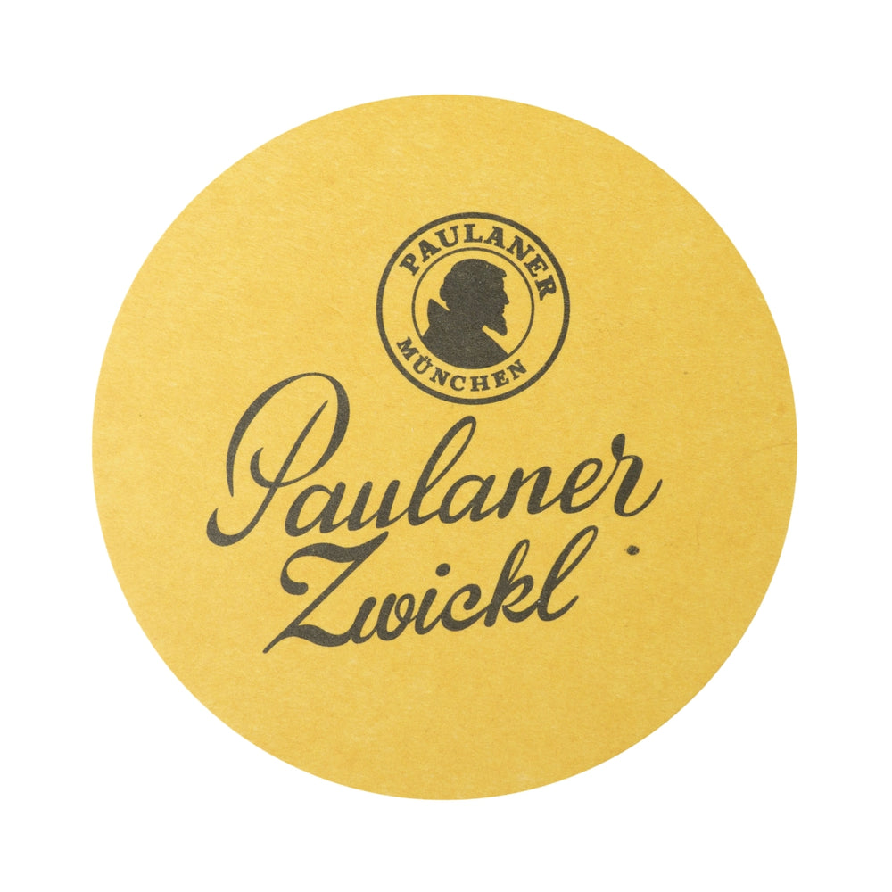 100x Paulaner beer coasters "Zwickl" coasters glasses beer mats table protectors bar