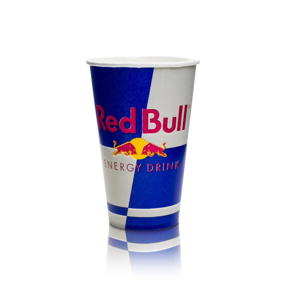 100x Red Bull Energy Cups, disposable cardboard, 0.2 l – View 2