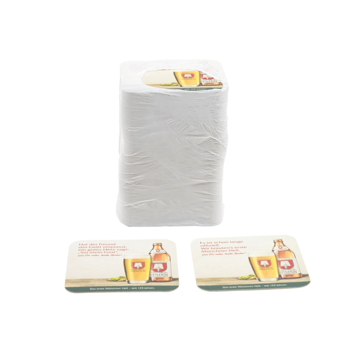 100x Spade Coasters Beer Coasters Beer Mat Drip Protection Gastro