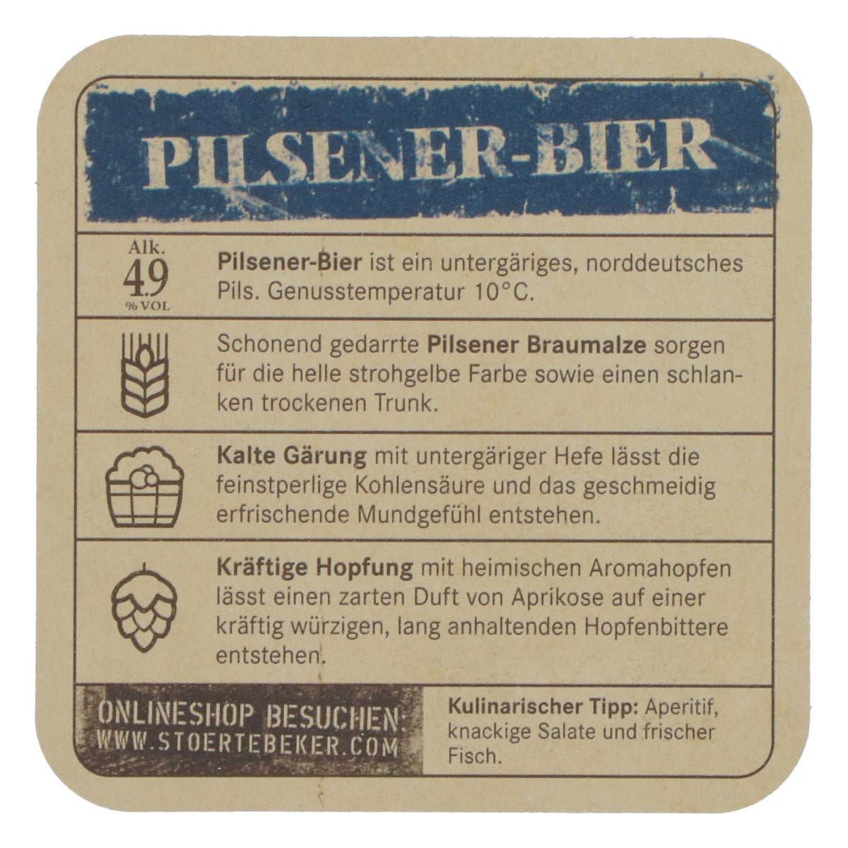 100 Störtebeker Beer Coasters, Pilsner Coasters, Bar & Party, New – View 4