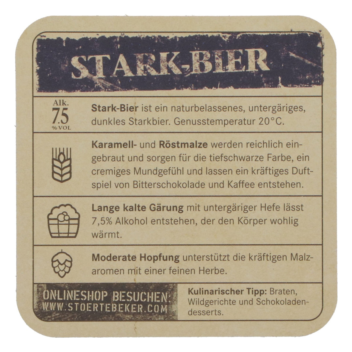 100 Störtebeker Beer Coasters for Strong Beer – View 4