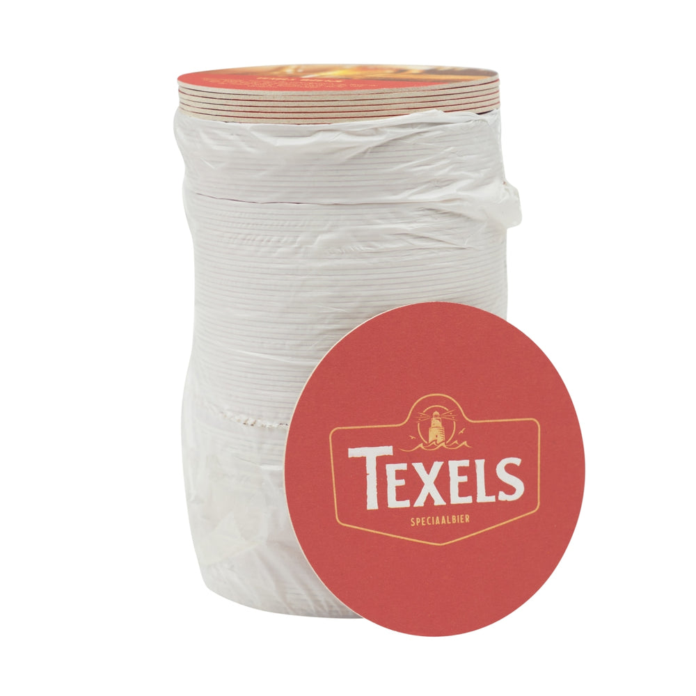 100x Texel beer coasters, felt coasters, glasses, Belgium, beer, gastro, pilsner