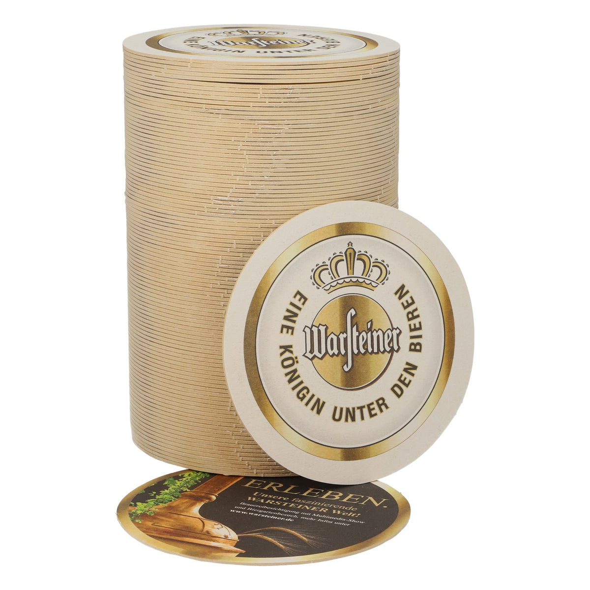 100x Warsteiner Bier Untersetzer Bierdeckel Erleben – Original &