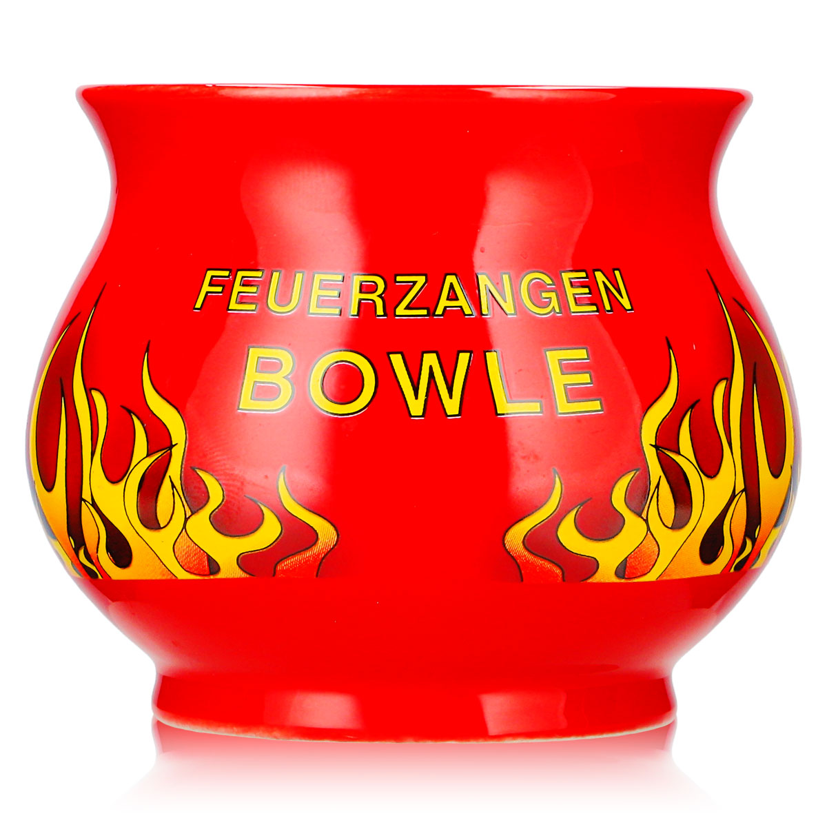12 Mohaba Mulled Wine Mugs, Round Mugs, "Feuerzangenbowle," Fire-Red, 0.2 L, Calibrated – View 2