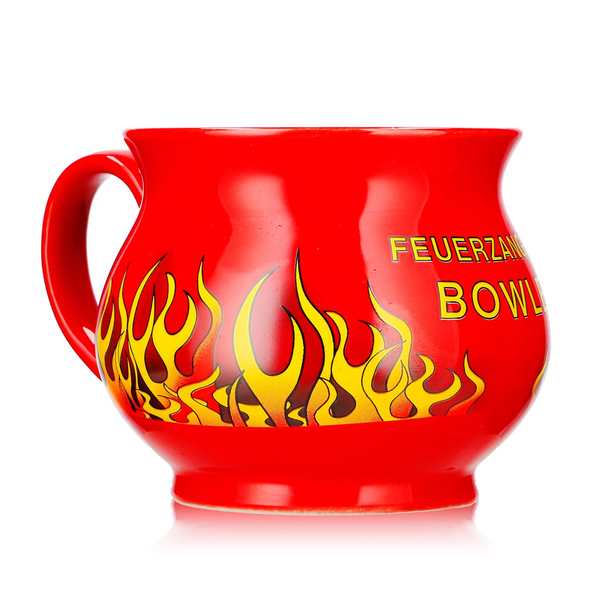 6 Mohaba Mulled Wine Mugs, Round Mugs, "Feuerzangenbowle," Fire-Red, 0.2 L, Calibrated – View 3