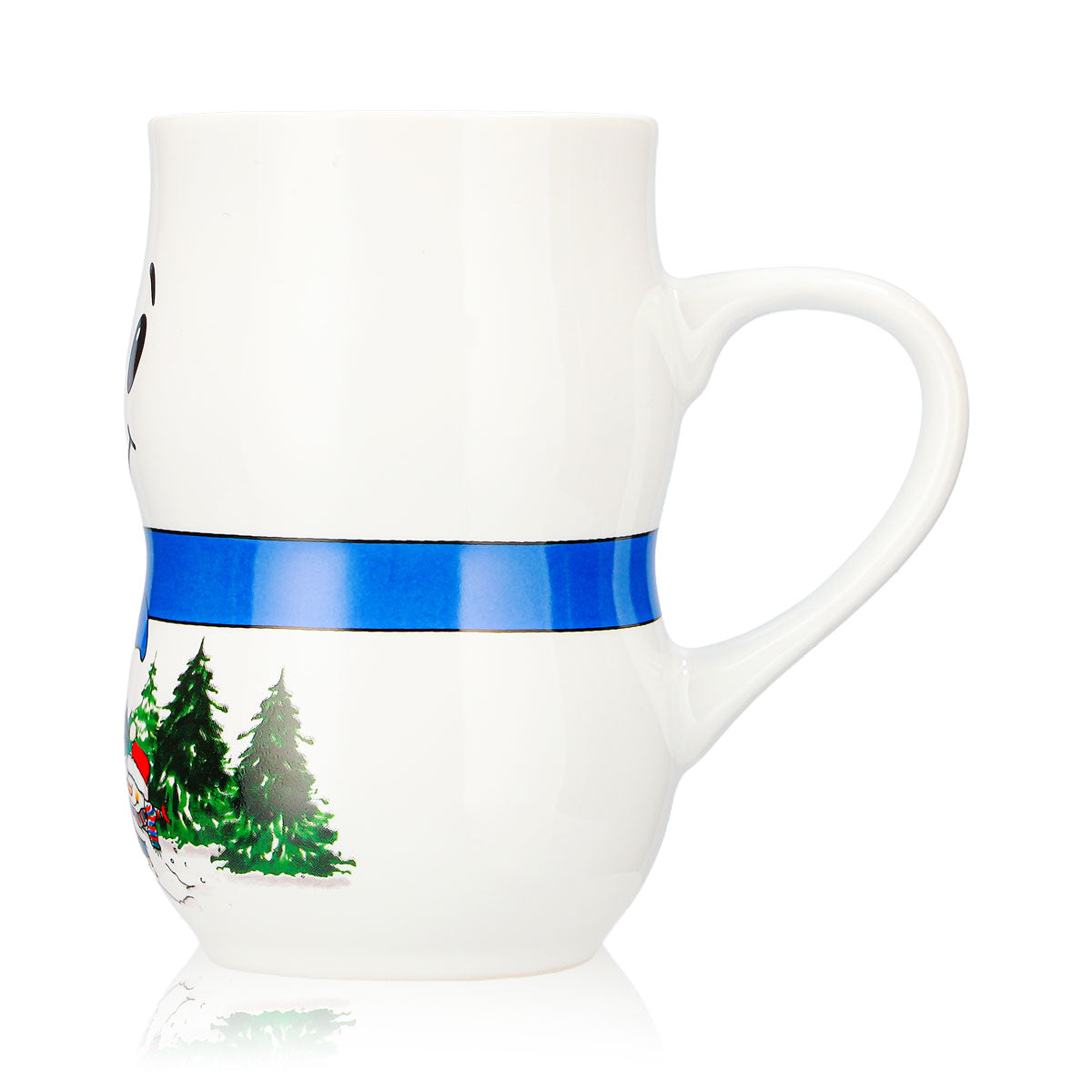 4 Mohaba Mulled Wine Mugs: Snowman Mug, Iceman, Santa Claus, White, 0.2 L, Calibrated – View 6