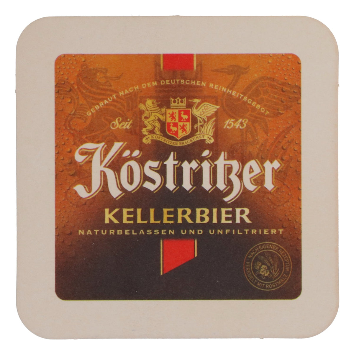 120x Köstritzer beer coasters, glass coasters, bar accessories – View 3