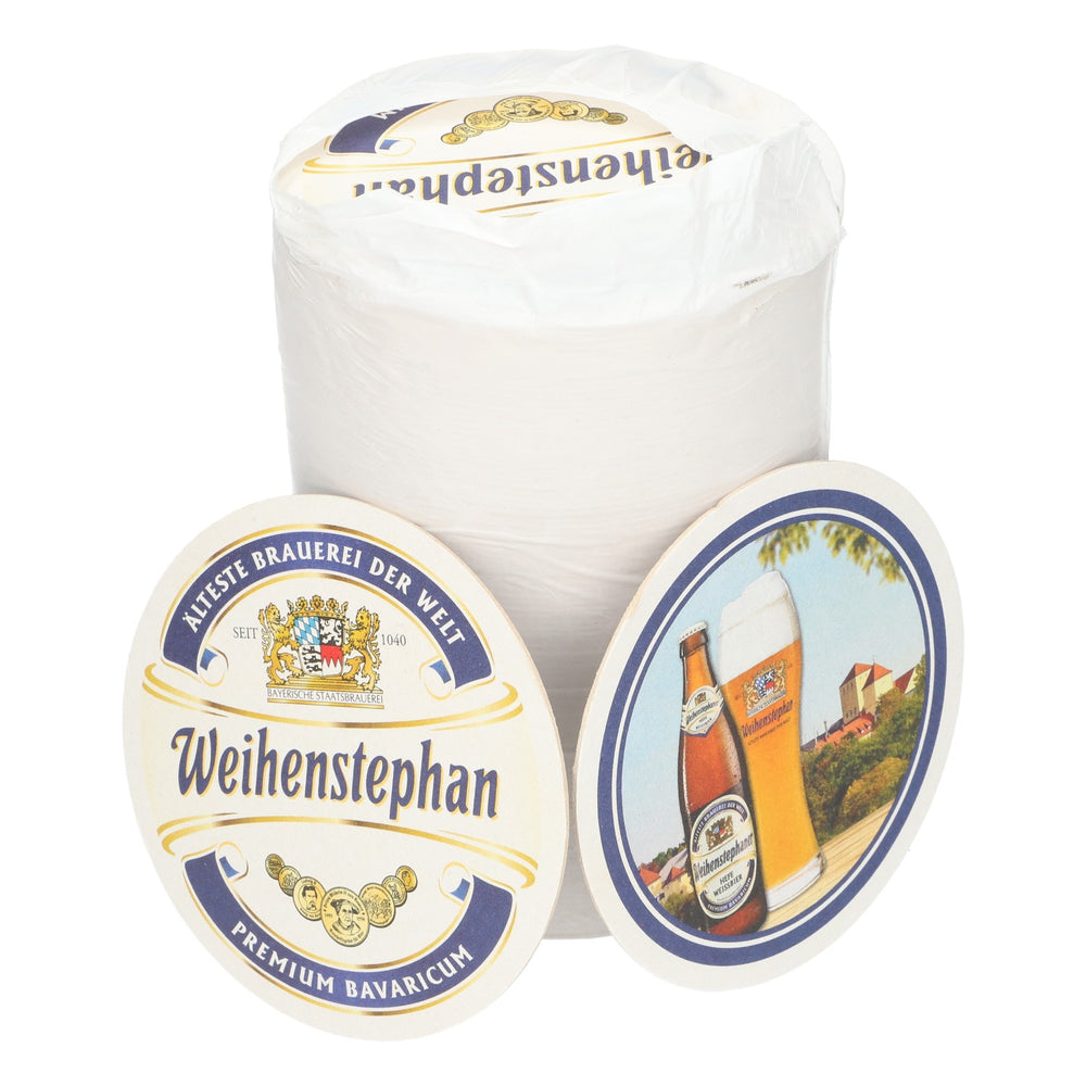 120x Weihenstephan coasters Ø9 cm drip protection glasses bottles