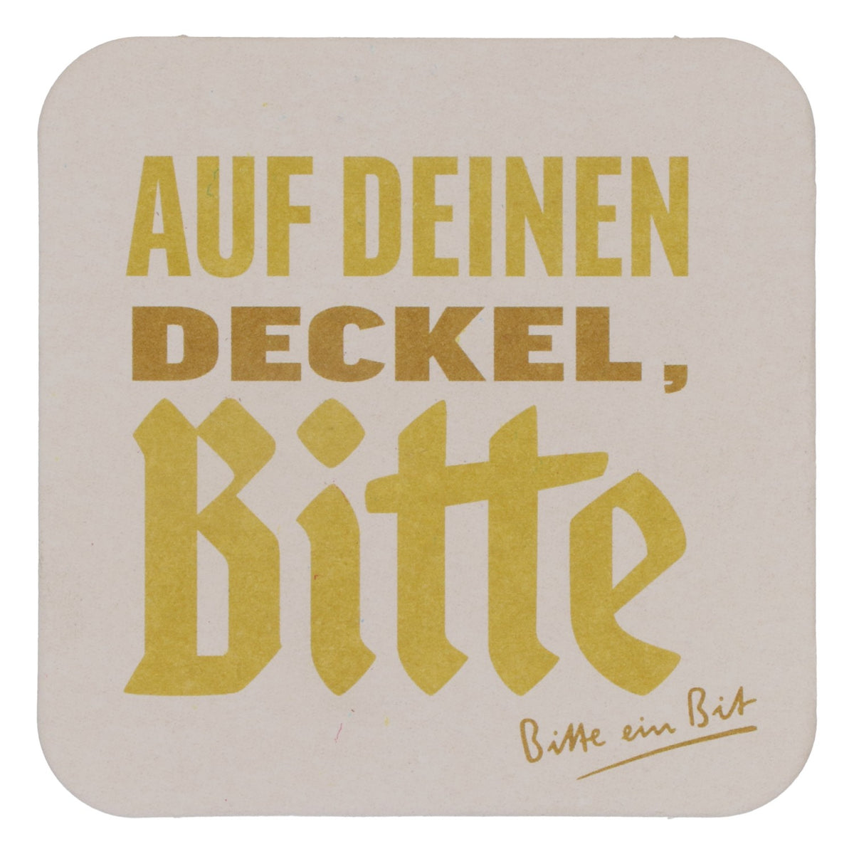 125x Bitburger beer coasters 9x9 cm "Auf deinen Deckel Bitte" ("On your coaster, please") Back: "Euro 2024" – View 3