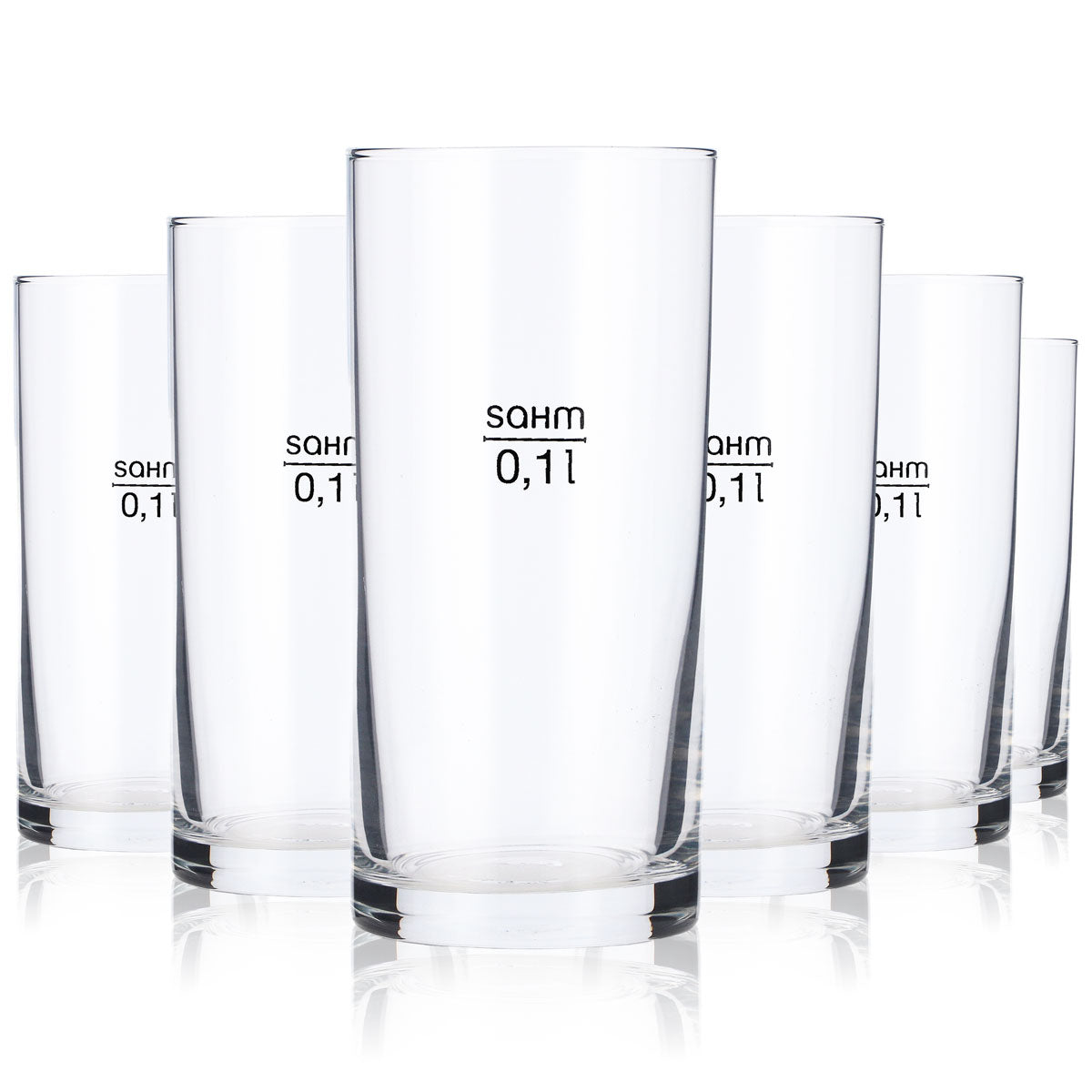 12x 0.1l glass cups Sahm Blanco Stoschen sticks Gastro calibrated Bar – View 5