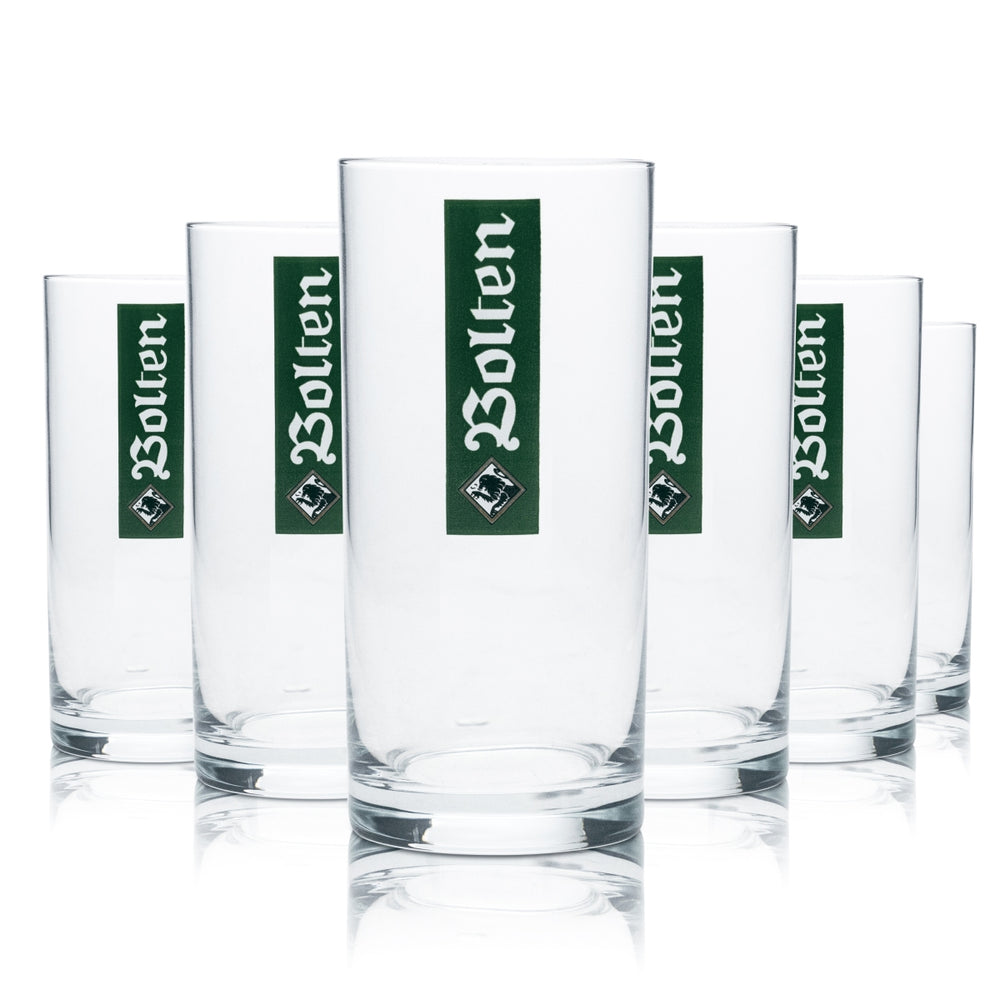 12x Bolten Beer Glass 0.2l Alt Malz Light Draft Mug Glasses Brewery Gastro