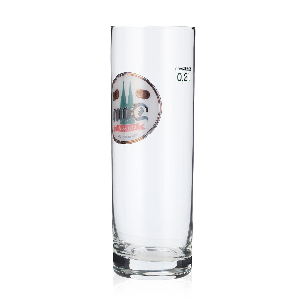 12x Dom Beer Glass 0.2l Beer Glasses Kölsch Glass Bar White Logo Sahm – View 4