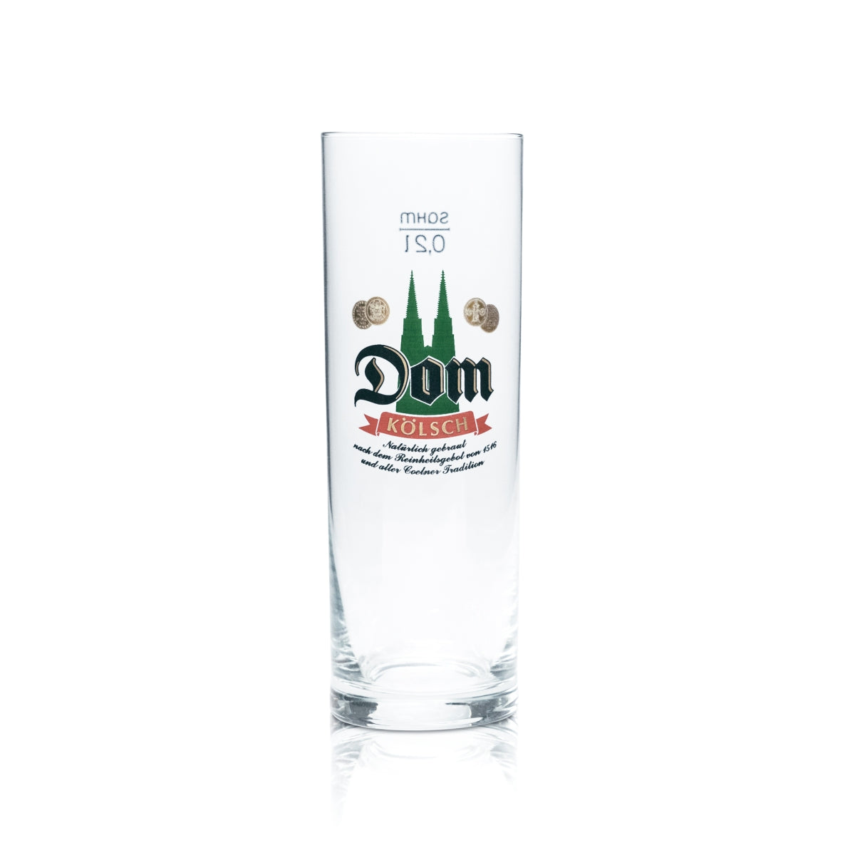12x Dom Beer Glass 0.2l Kölsch Mug Glasses Gastro Pub Carnival Cologne – View 4
