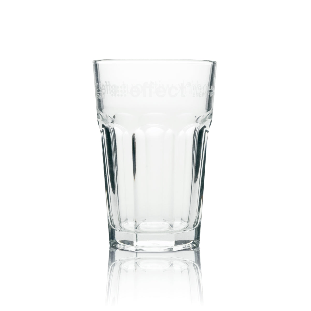 12x Effect Energy Glass 0.33l Cup Tumbler Long Drink Glasses Stackable Catering – View 2