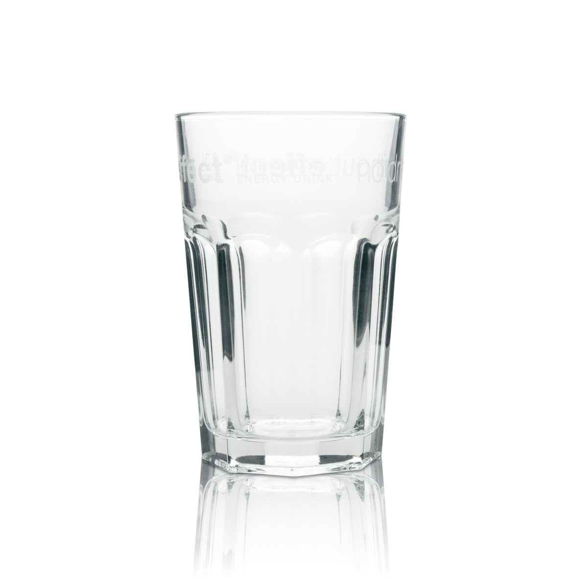 12x Effect Energy Glass 0.33l Cup Tumbler Long Drink Glasses Stackable Catering – View 4