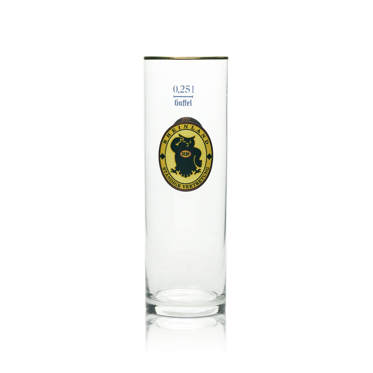 12x Gaffel beer glass 0.25l Kölsch Stange Rheinland permanent representative glasses – View 3