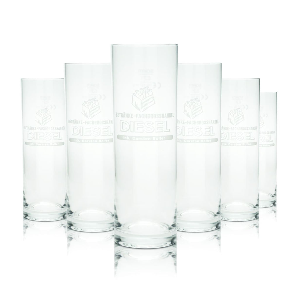12x GFH Diesel beer glass 0.2l beer bar Kölsch glass set highball glasses