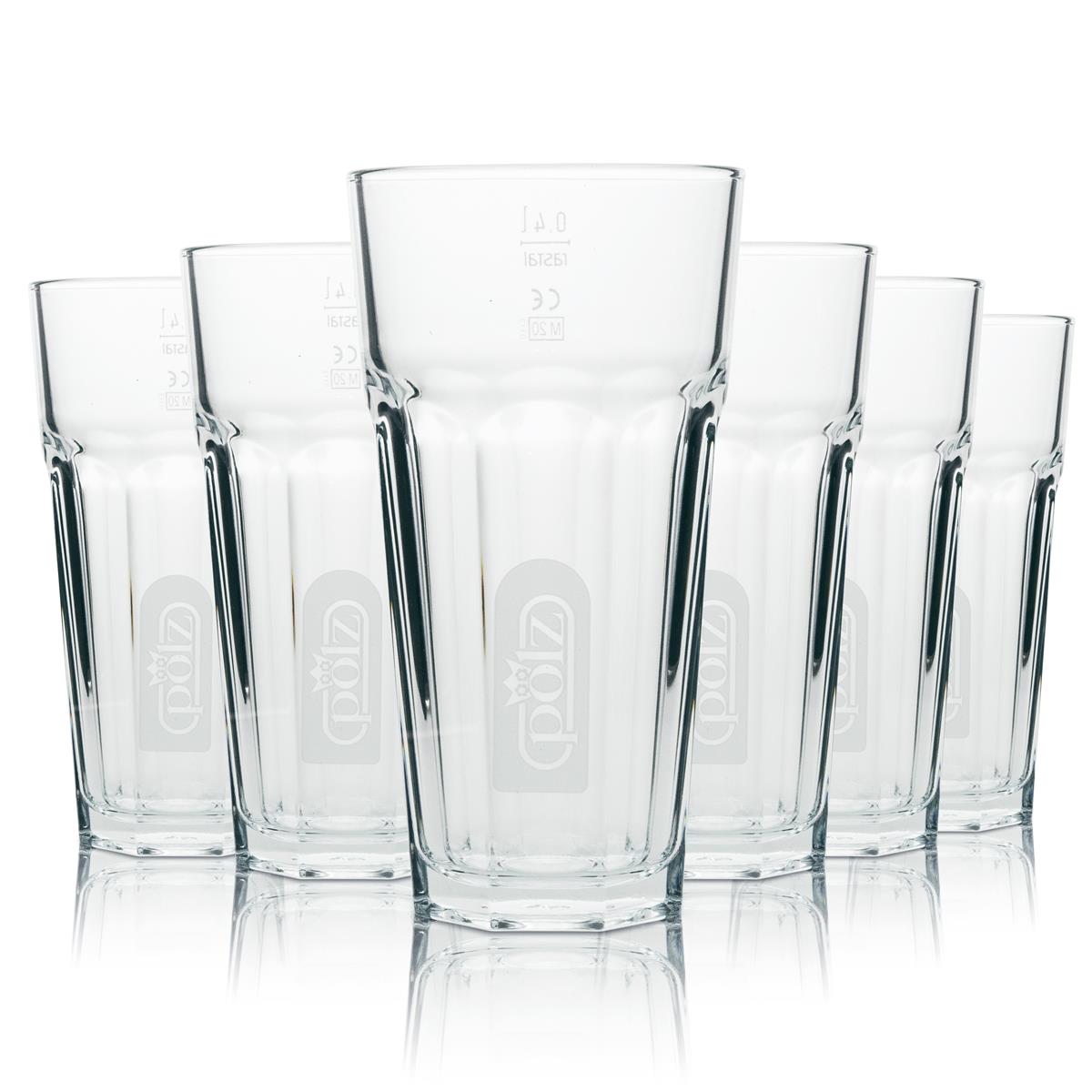 12x Pölz fruit juice glass 0.4l long drink 475ml