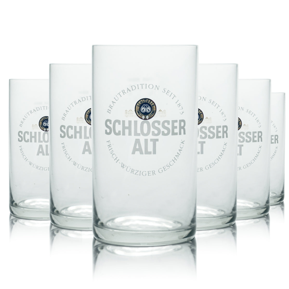 12x Alt Bier Glasses 0.2l Willi Becher Bar Glasses Brewery Gastro