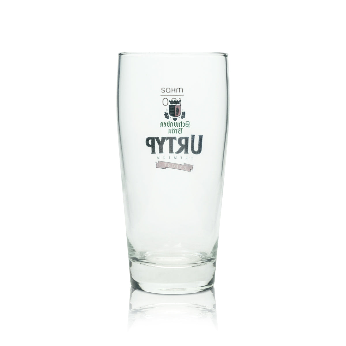 12x Schwaben Bräu Beer Glass 0.3l Mug Willi Sahm Pils Glasses Original Export Beer – View 3