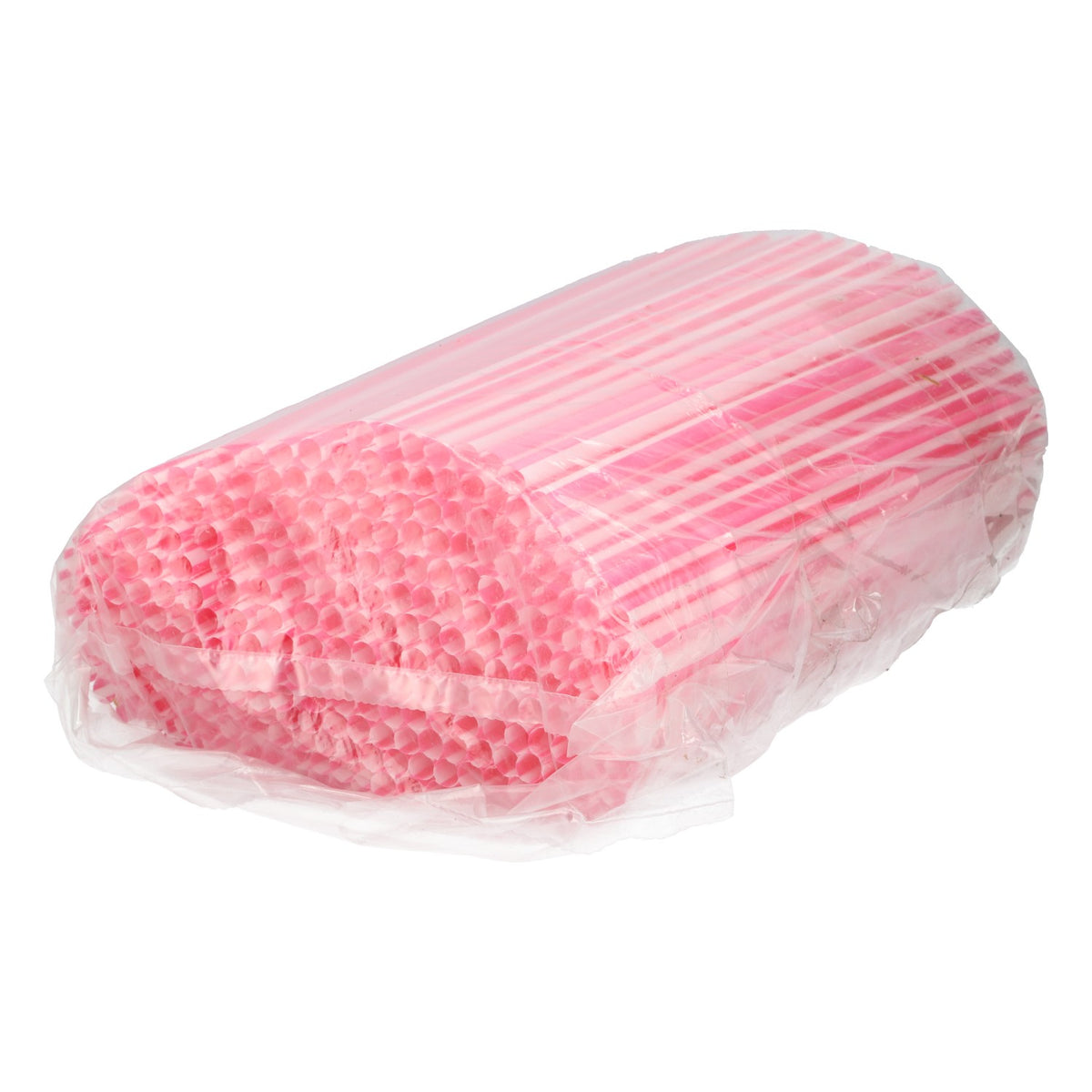 135 Plastic Straws, Red/White, 0.5 x 20 cm, Party Decorations – View 2