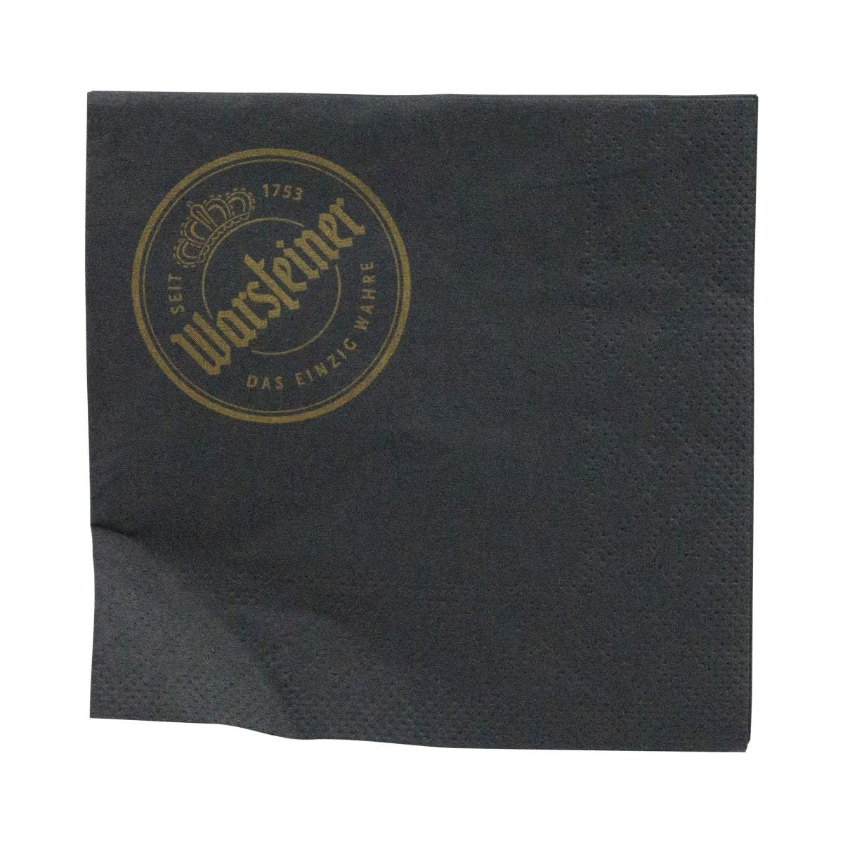 150x Warsteiner beer napkins, 11x11cm, 4-ply, glass coasters, bar snacks