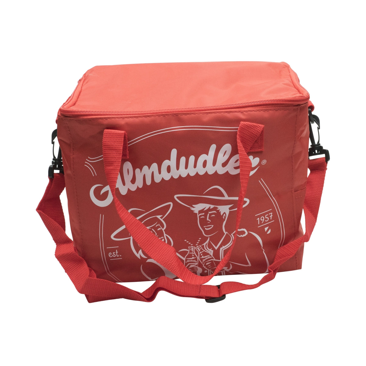 1x Almdudler soft drinks cooler bag, red – View 4