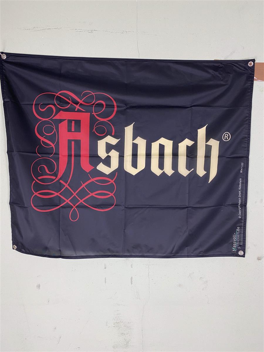 1x Asbach Uralt flag black 95 x 80 – View 2