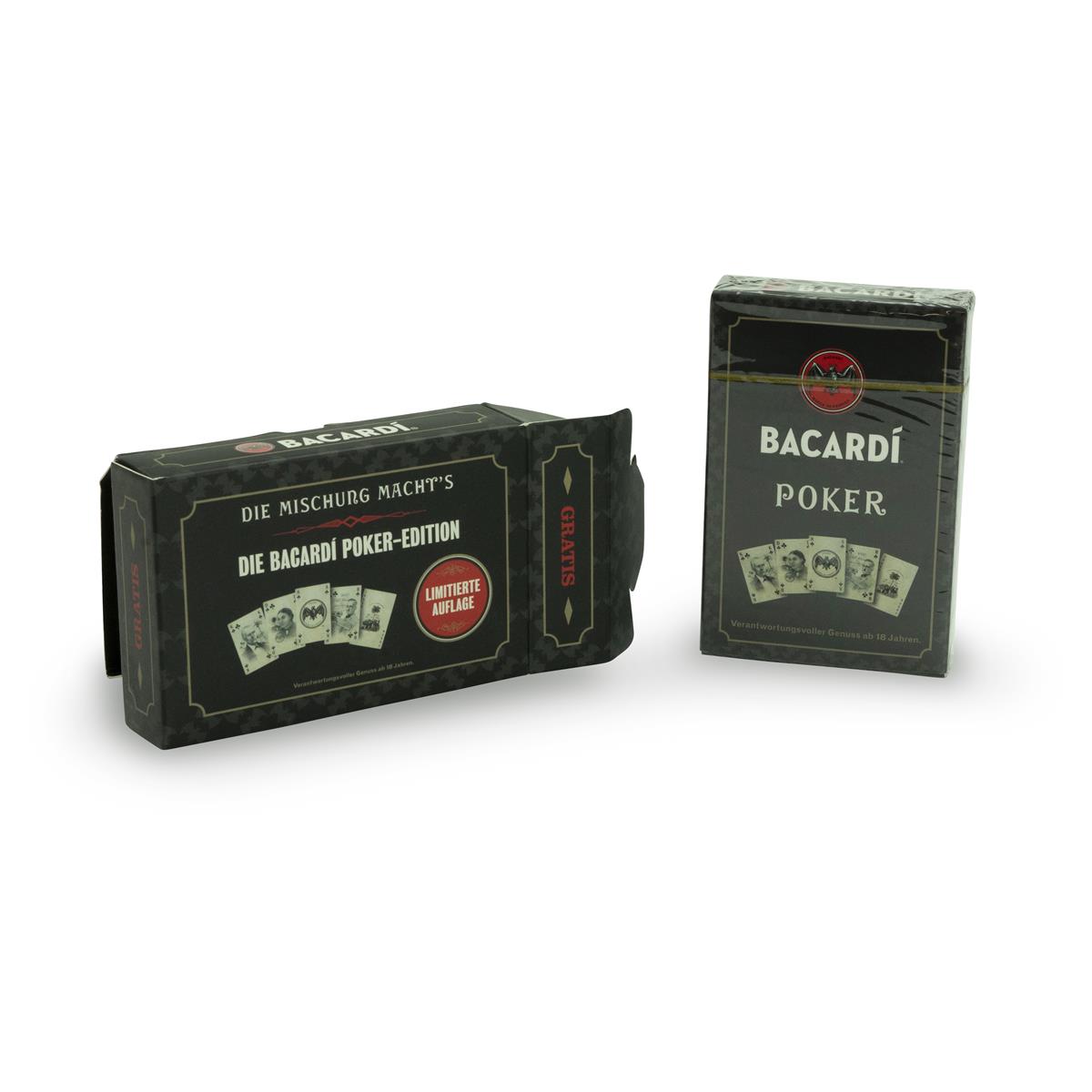 1x Bacardi Rum Card Game Limited Edition Poker