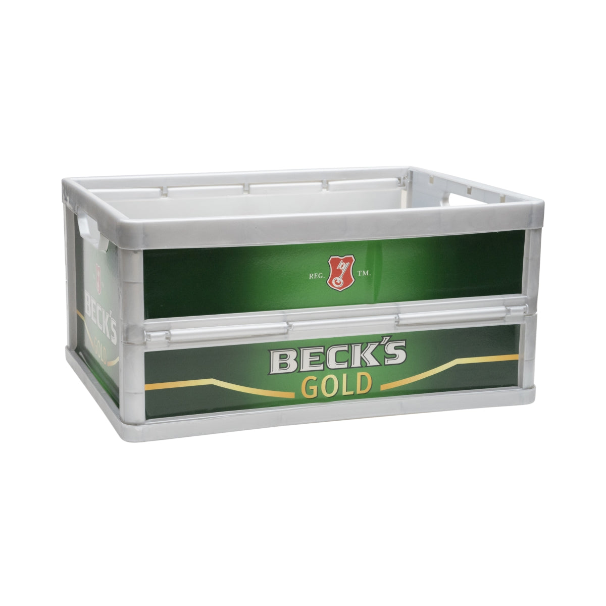 1x Becks Beer Folding Box Becks Gold 47x35x23