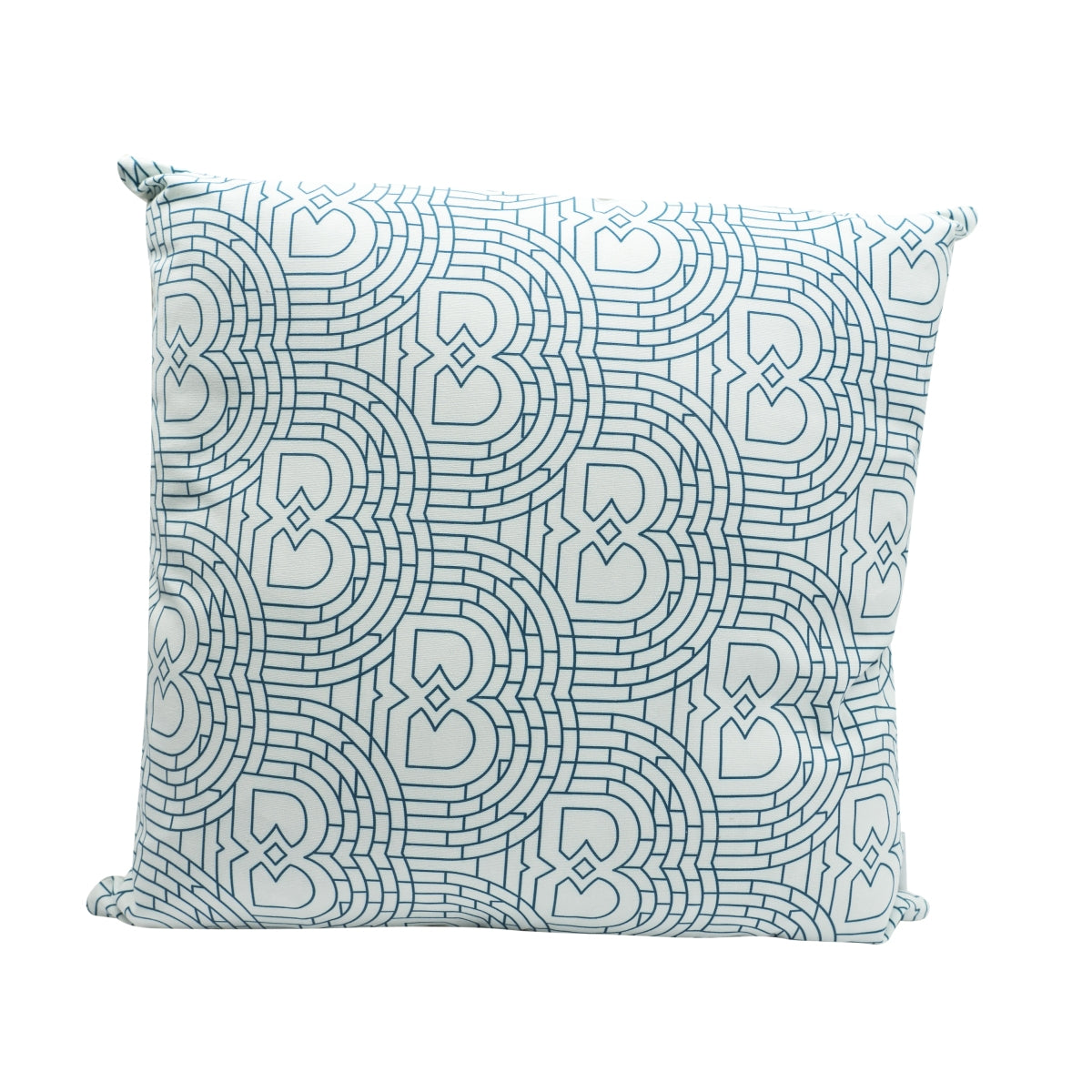 1x Belvedere Vodka cushion, white with blue logo