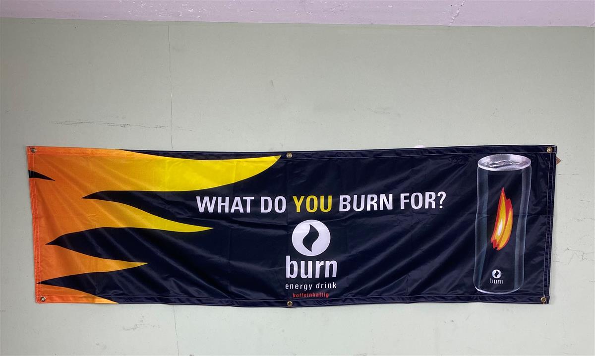 1x Burn Energy Flag 180x60 What do you burn for?