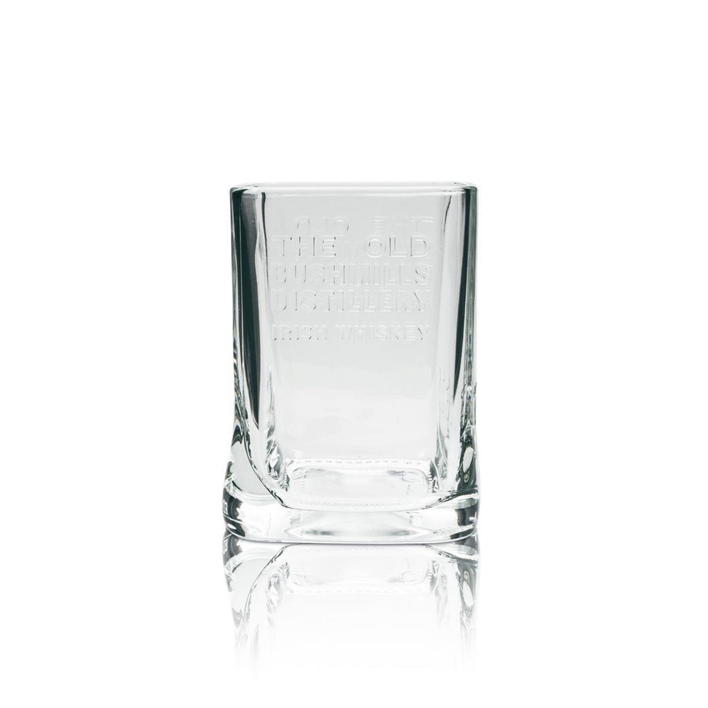 1x Bushmills Whiskey Glass Tumbler Relief Print