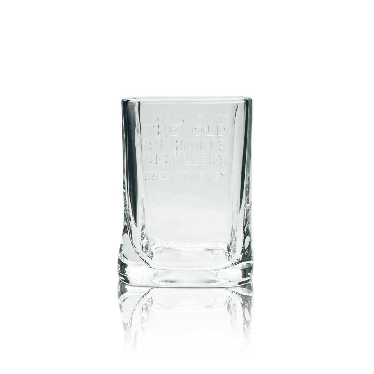 1x Bushmills Whiskey Glass Tumbler Relief Print
