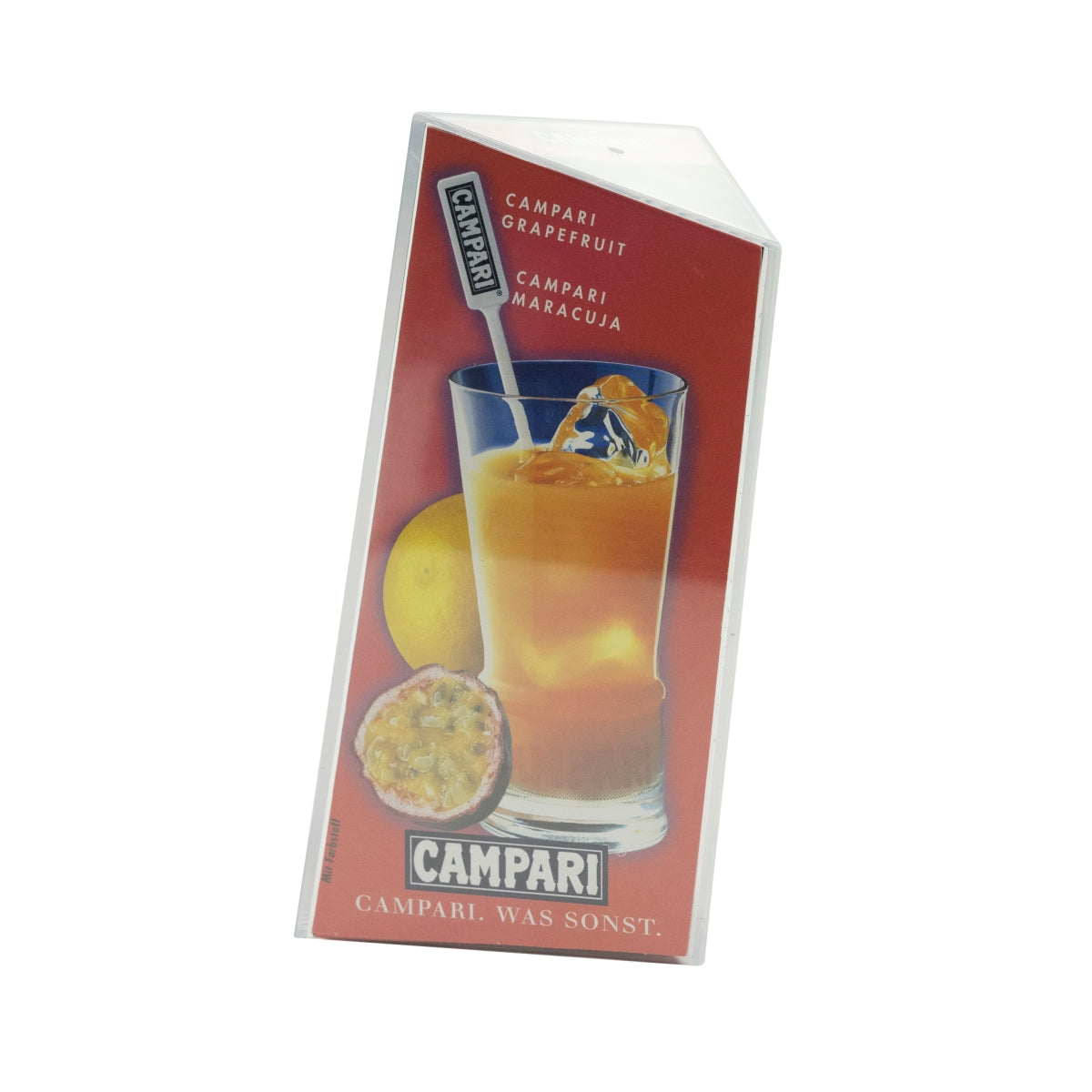 1x Campari liqueur table display, triangular – View 2