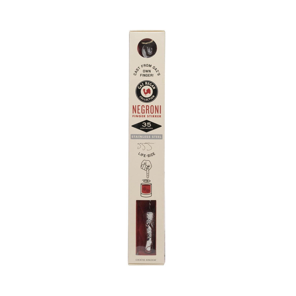 1x Campari Negroni Stirrer Finger Gaz Regan Collection