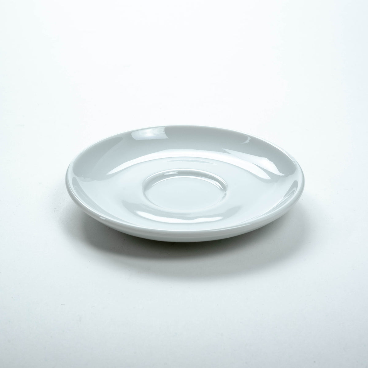1x Chaqwa coffee saucer, white, 12 cm