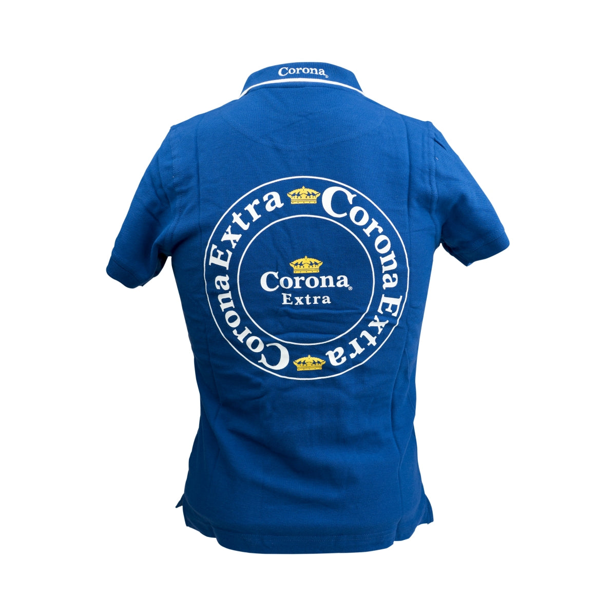 1x Corona Beer Polo Shirt Women's Blue Size S – View 2